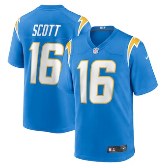 mens nike jk scott powder blue los angeles chargers game jer